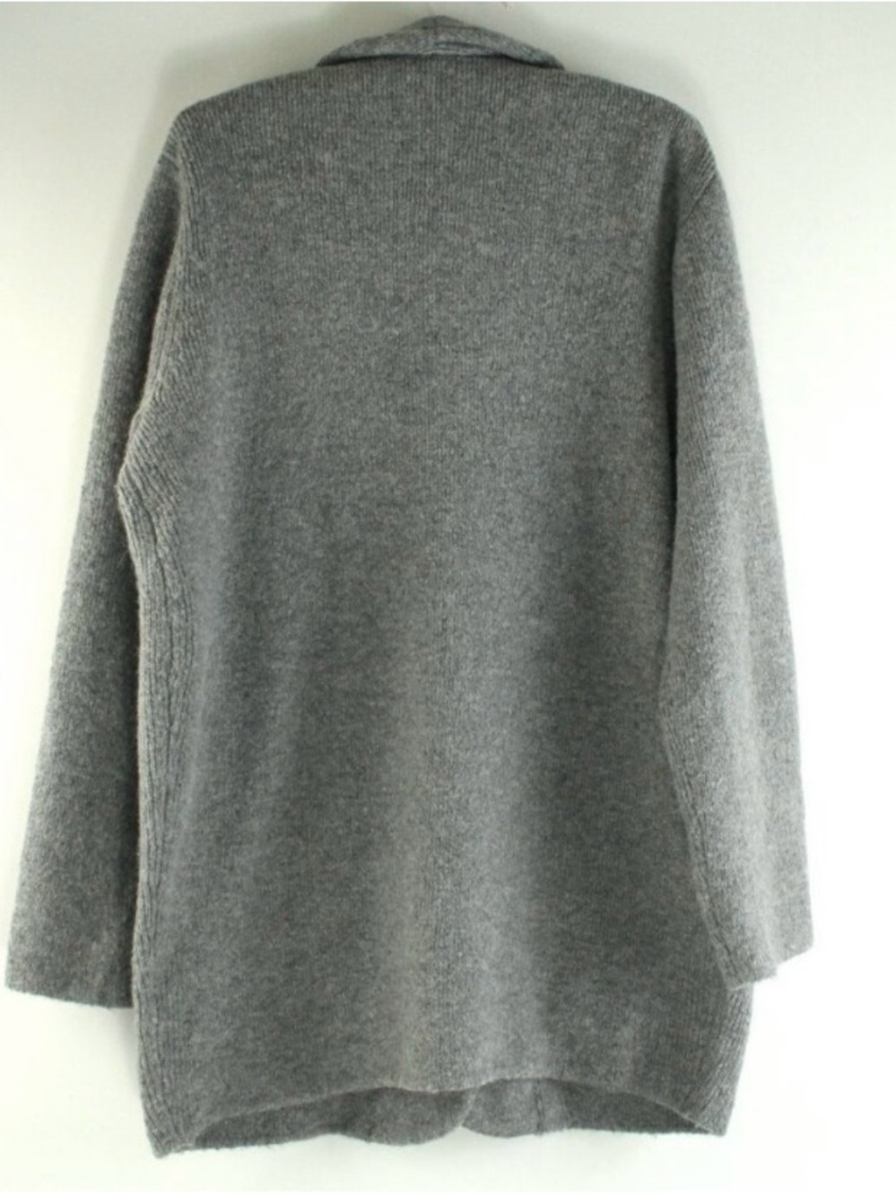 J. Crew • Grey • Merino Wool • Alpaca Knit • Sweater Blazer • Size Small - Picture 4 of 8
